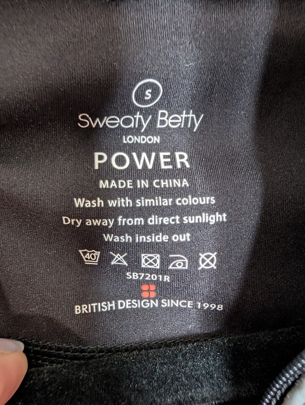 Sweaty Betty Power Reflective Workout Running Jacket Black Silver Size S - Picture 3 of 6